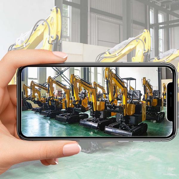 ZHONGMEI Farm Use Small Digger Earth Moving Machinery Mini Crawler Excavator