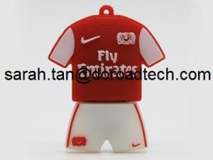 Best World Cup Football Jersey PVC USB Flash Drives, Hot Sale USB Memory Sticks with Logo wholesale