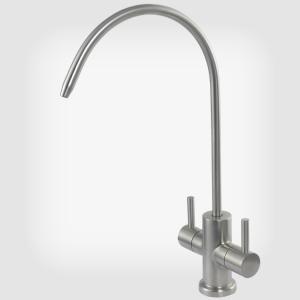 Double Handle Swivel Stainless Steel 304/316 Filter Mixer Ro Filtration Tap