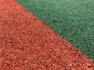 China Natural Garden Landscape Artificial Synthetic Grass Turf 15mm Pile Height on sale