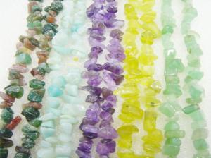 Best Handmade Jewelry Mix Color Facted Round Semi Precious Chip Stone Bead 16mm wholesale