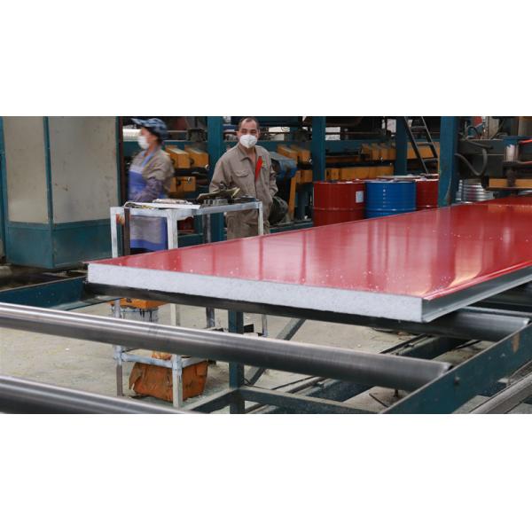 Eco-friendly Energy Saving Lightweight Partition Wall Panel EPS Sandwich Panel With Red Color