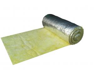 China Pipe Line Glass Wool Blanket Thermal Acoustic Insulation Fire Resistant on sale