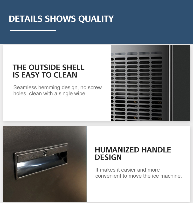 55kg Automatic Ice Block Machine Making Ice Cube Machine With English Language 200W Ice Maker Machine Commercial Home