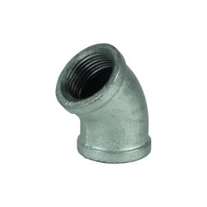 Best Galvanized Steel Ductile Iron Pipe Fittings Standard Female Connection 45 Degree Elbow wholesale