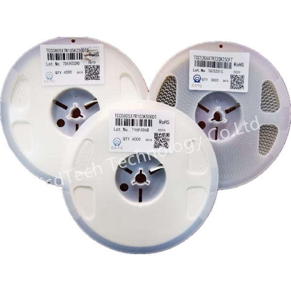 Ceramic Capacitors TCC0805X7R102K101DTS Multilayer chip ceramic capacitor CCTC 0805 X7R 102 100V SMD capacitor MLCC