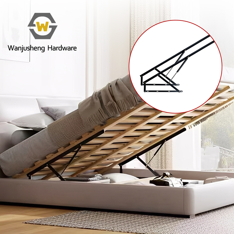 Space-Saving Heavy-Duty Storage Box Bed Sofa Storage Gas Spring Bed Lifting Mechanism