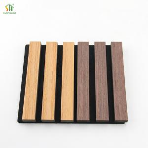 1220x2440mm Versatile MDF Oak Acoustic Slat Wall Panel For Commercial And Residential In Home