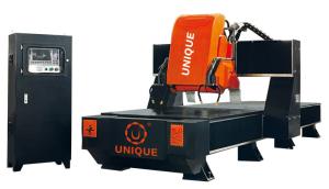 CNC 3 Axis Linear Cutting Machine For Processing Square Railing