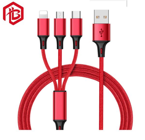 Cheap 3 In 1 5A 100W Fast Charging Data Cable Mobile Phone Charger Cable for sale