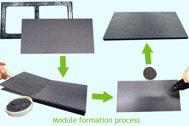 OEM / ODM P10 Rgb Led Display Module , Smd3535 Led Panel Module With 32 * 16 Resolution