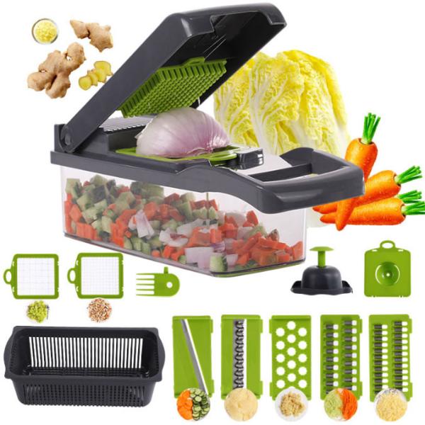 Cheap 10 In 1 Manual Vegetable Chopper Slicer Multifunctional for sale