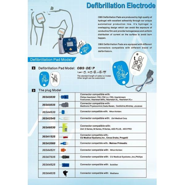 Original Individual Package Defibrillation Electrode Ce Approval