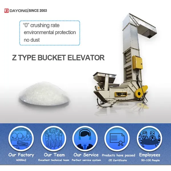 Food and Non Food Waterproof Automatically Water Cleaning Z Type Plastic Bucket Elevator Conveyor Conveyors