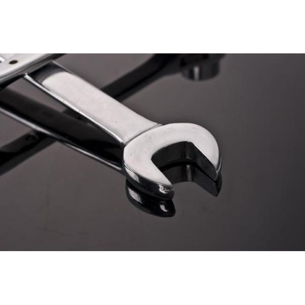 KM Titanium Scaffold Ratchet Wrench Tool Ratcheting Socket Wrenches 19mm/22mm Black
