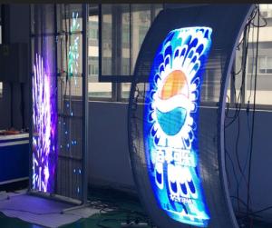 China Bright Transparent LED Screen High Definition Visuals on sale