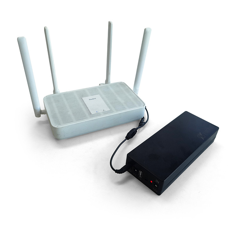 Mini UPS Output 12v 2a Portable Mini UPS Internet 5200mah Power Supply for wifi router