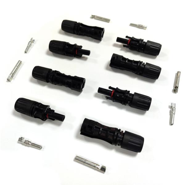 TUV 1000V Solar System Accessories , Waterproof Solar Panel Connectors