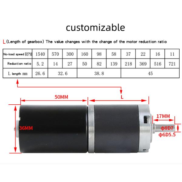 Faradyi Customized High Quality Planetary Geared Coreless Brushless Dc Motor For Motorcycle Speed Controller Motor