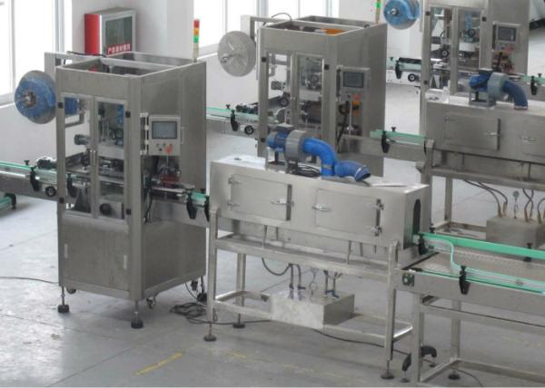 Cheap Bottles / Jar Automated Packaging Machine , Heat Shrink Sleeve Labeling Machine for sale