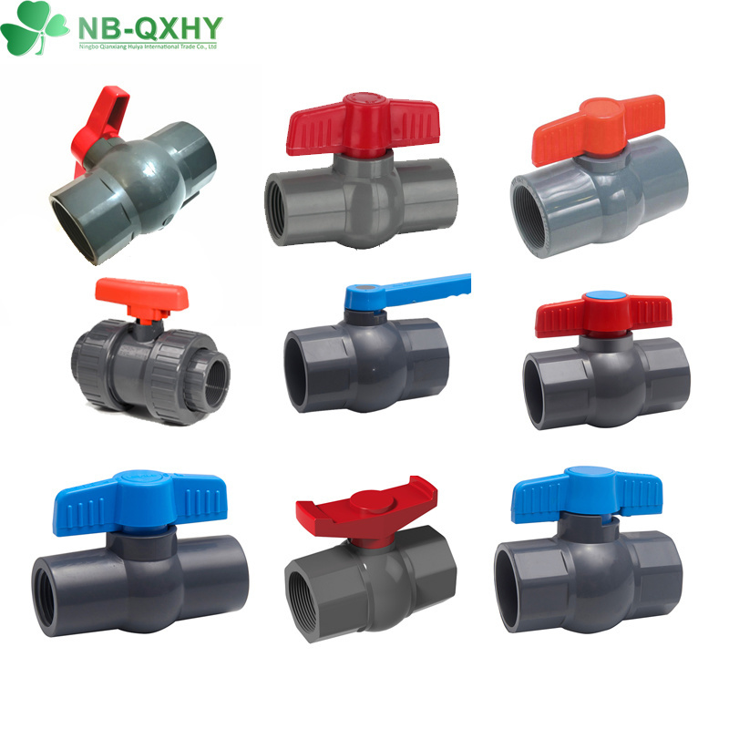 Grey Color Swing Check Valve PVC Double Flange Union Check Valve Plastic Irrigation CPVC Wafer Type Check Valves
