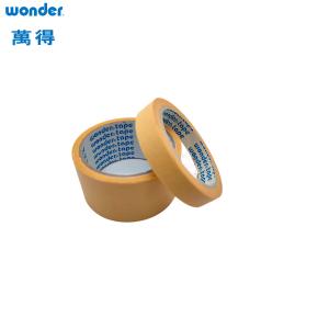 China High Temperature Adhesive Masking Tape 15M Length Crepe Paper Material on sale