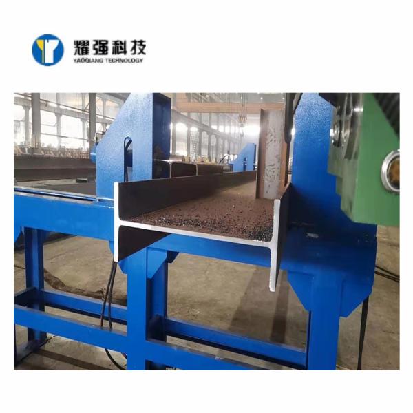 Cheap 5mm CNC End Face Milling Machine For H Beam Box Beam With Hydraulic Support Rack Automatically Clamp for sale