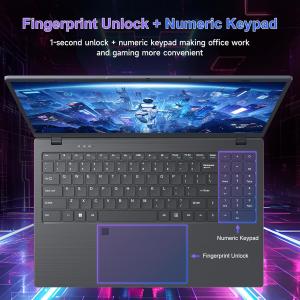 China 15.6 Inch Business Laptop Computer LPDDR5 12GB RAM 512GB ROM Intel N95 Processor 3.4GHz on sale