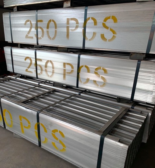 Hy Galvanised Rib Lath Permanent Formwork 0.2mm Thickness 100mm Distance