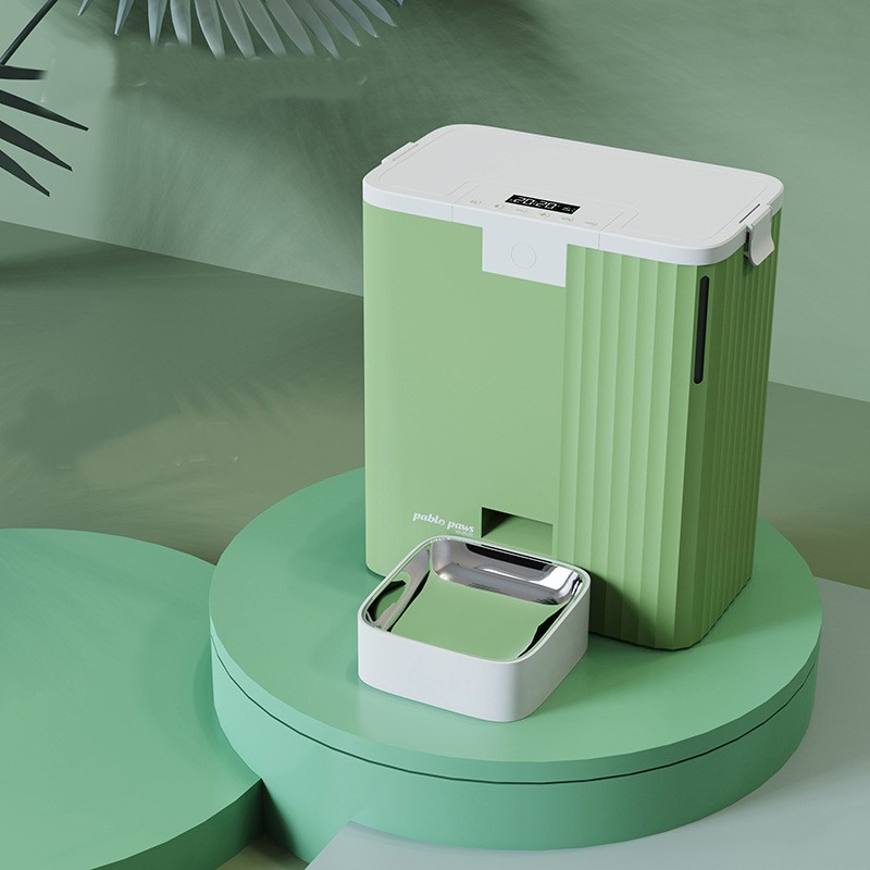 ABS Automatic Pet Feeder Bowls Cat Dog Timing Quantitative Feeding Device