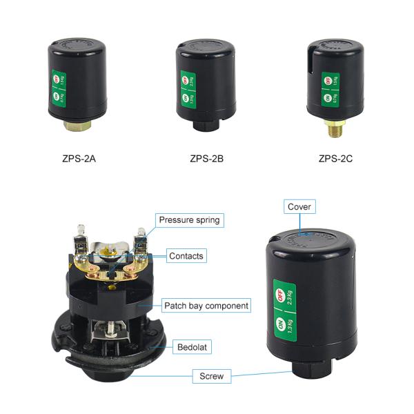 Electronic Auto Ac Mechanical Pressure Switch 110-230V For Pump Replacement