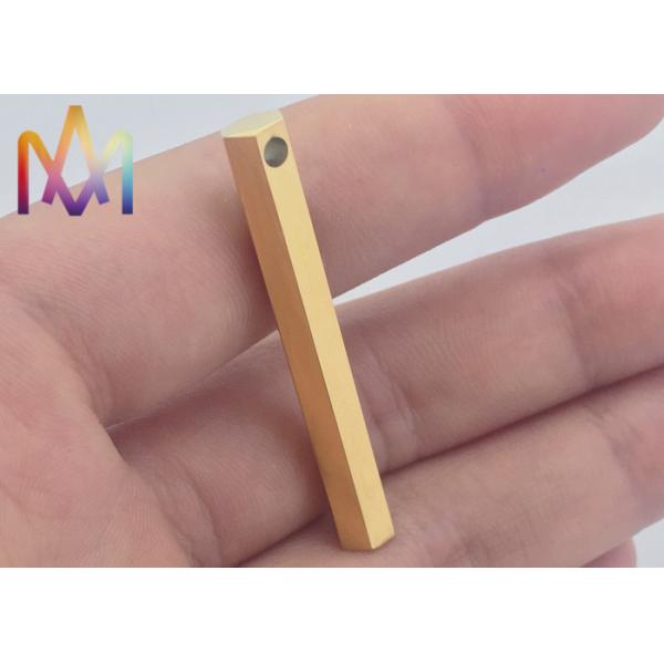Three Dimensional Hexagon Perforated Cuboid Stick Pendant