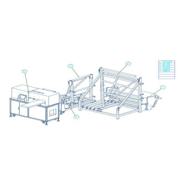 Compatible 1000-1800mm Width Towel Gourd Rag Automatic Folding Slitting Machine