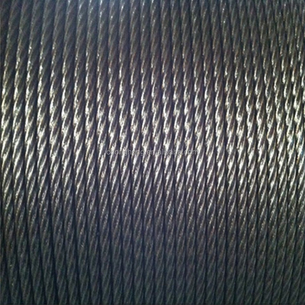 8mm 10mm Galvanized Steel Wire Rope for 8x19S DIN3062 Elevator Ropes Steel Grade Length 1000m/reel or As per your request