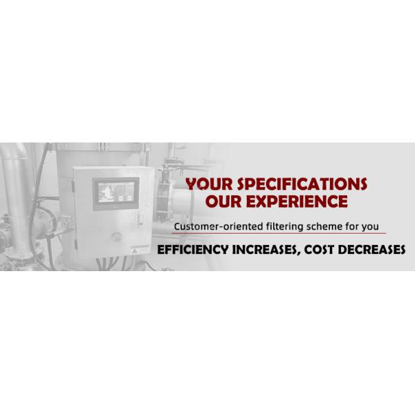 Stainless Steel 304 Automatic Self Cleaning Filter Machine for Honey Filtration Min Filtration Precision 20-500 μm