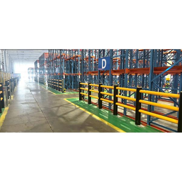 Flexible Pedestrian Barrier  Anti-Collision Guardrails Warehouse Safety Barrier Traffic Guardrails