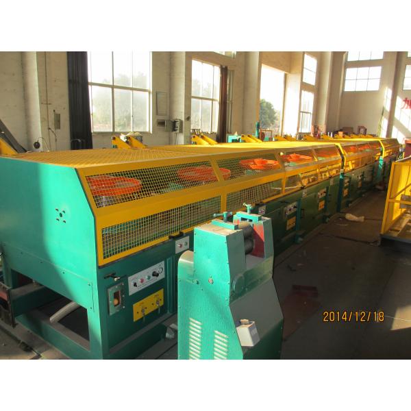 Automated Copper Wire Drawing Machine , Horizontal Welding Rod / Wire Nail Making Machine