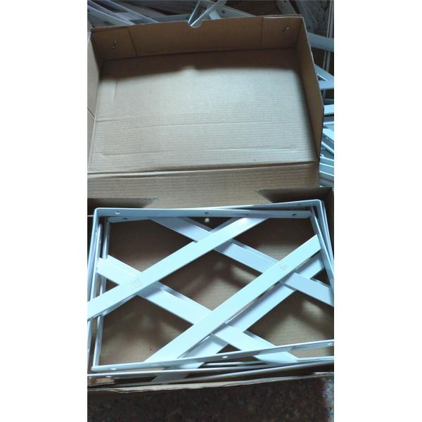 Adjustable Angle L Shaped Corner Shelf Bracket For Living Room / Furniture Decoration