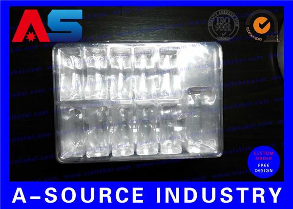 Cheap Custom Medication Blister Packaging For Pharmaceutical Glass Bottles / penicillin bottles transparent blister for sale