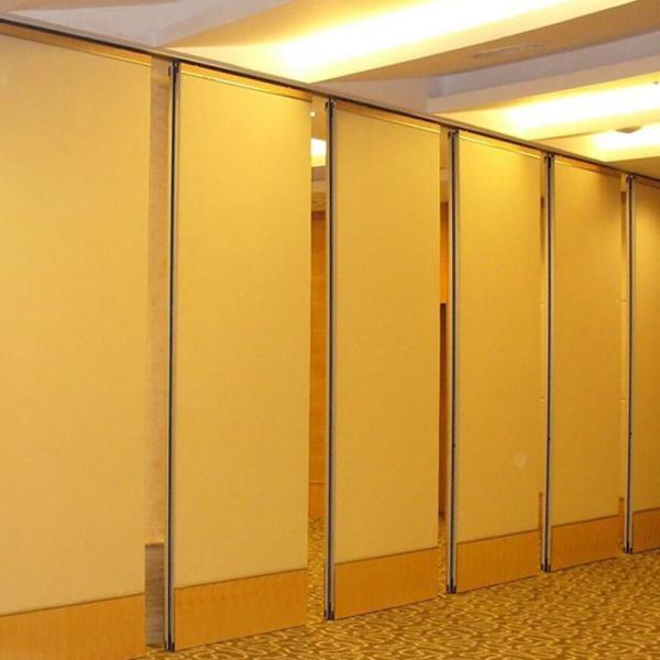 Melamine Wooden Movable Operable Acoustic Partition Wall For Art Gallery
