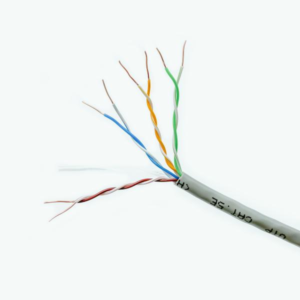 Cheap Cat5e Lan Cable 4 Pair 24awg Unshielded Copper Wire Ethernet for sale
