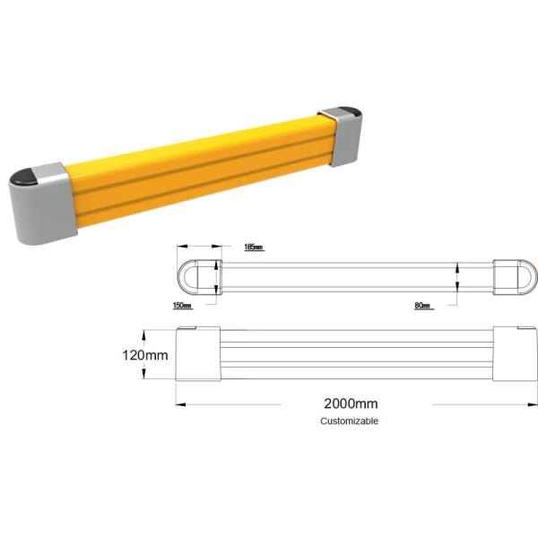Polymer Ground Safety Barrier Traffic Guardrails