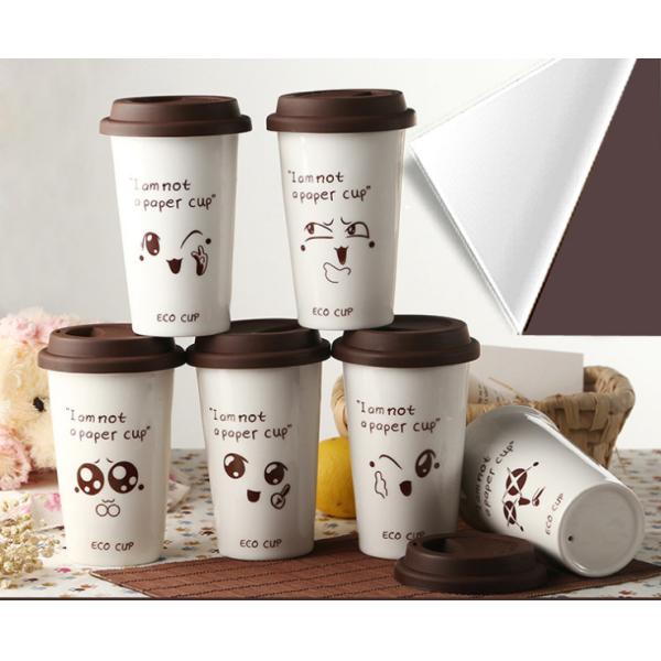 colorful enamel coffee mug
