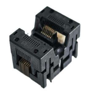 High Reliability KR-B2 676-314 Test Socket  IC Burning Socket Adapter Fixture Test Bench Aging Socket for Chip Reliability Custom CNC Parts