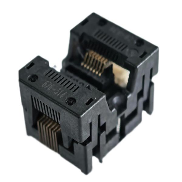 Cheap High Reliability KR-B2 676-314 Test Socket  IC Burning Socket Adapter Fixture Test Bench Aging Socket for Chip Reliability Custom CNC Parts for sale