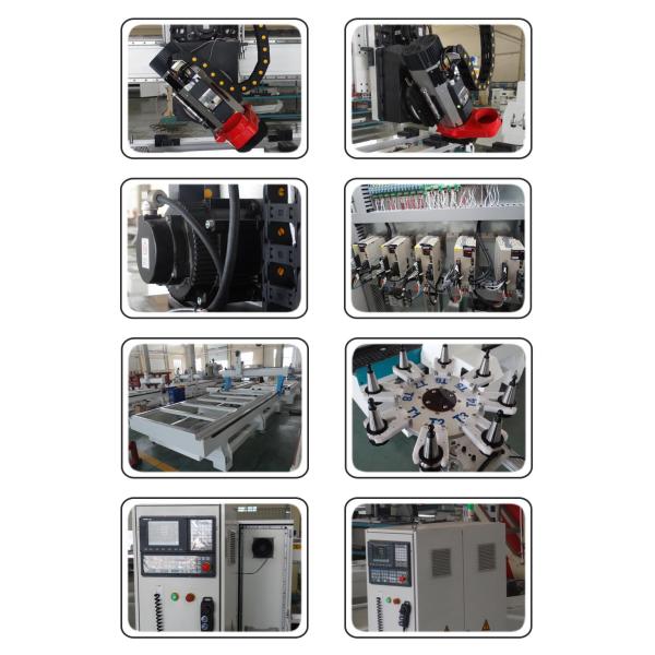 Plate Edge Engraving 4 Axis CNC Router Engraver With Off Line USB CE Standard