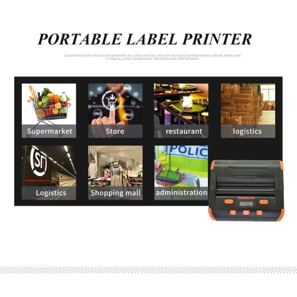 Label Printer Sticker Machine Shipping Label Sticker Receipt Printer Machine Mini Printer