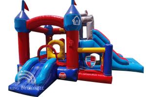 China Inflatable Bouncer Castle Kids Bouncy House Jumping Castles With Slide on sale