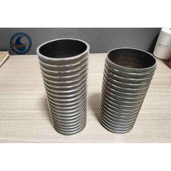 Id 100mm Reverse Rolled Wedge Wire Screen Filter 304 Stainless Steel