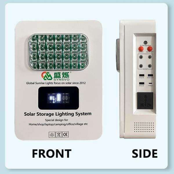 Aluminum Alloy Solar Panel Generators Hybrid Inverter With 5V/9V/12V/220V On Off Grid